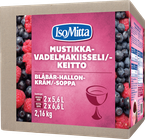 IsoMitta Mustikka-vadelmakiisseli/-keitto 2x1,08kg