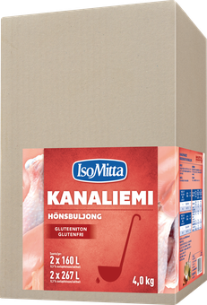 IsoMitta gluteeniton kanaliemi 2x2,0kg