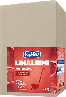 IsoMitta gluteeniton lihaliemi 2x2,0kg