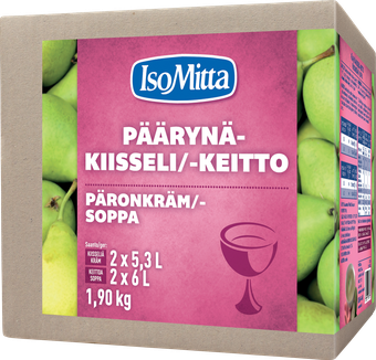 IsoMitta Päärynäkiisseli/-keitto 2x0,95kg