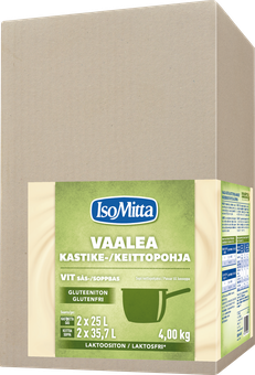 IsoMitta laktoositon gluteeniton vaalea kastike-/keittopohja 2x2kg