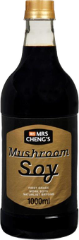 Mrs Cheng's Mushroom Soy Kiinalainen sienillä maustettu soijakastike 1000ml